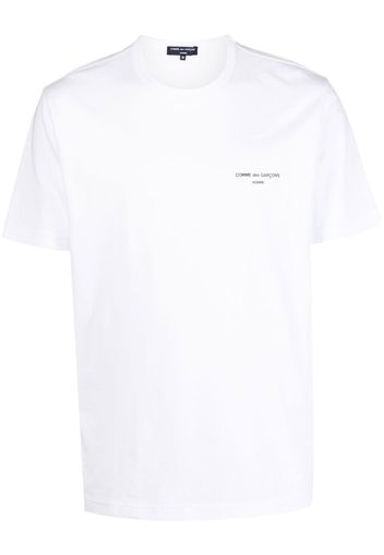 Comme Des Garçons Homme T-shirt girocollo con logo - Bianco