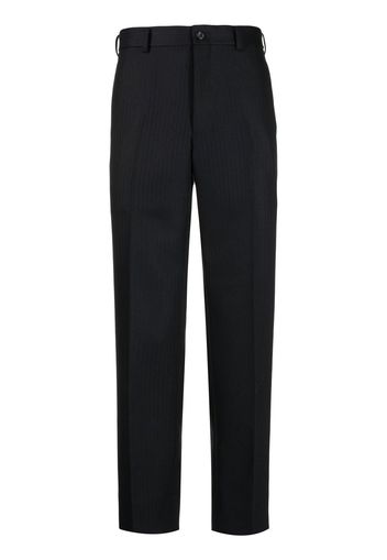 Comme Des Garçons Homme Deux striped tailored trousers - Blu