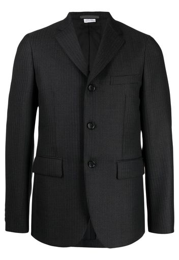 Comme Des Garçons Homme Deux Blazer monopetto con revers a lancia - Grigio