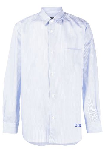 Comme Des Garçons Homme Camicia a righe - Blu