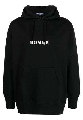 Comme Des Garçons Homme Felpa con cappuccio - Nero