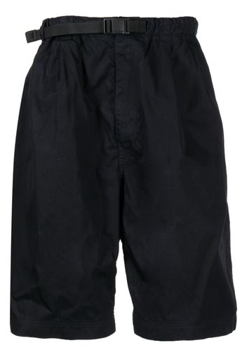 Comme Des Garçons Homme pleat-detailing cotton shorts - Nero