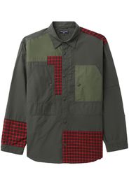 Comme Des Garçons Homme Camicia con inserti - Verde