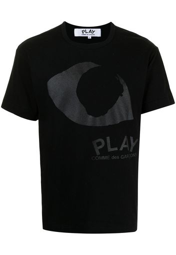 Comme Des Garçons Play T-shirt con stampa - Nero