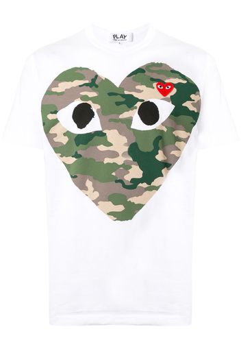 T-shirt con stampa camouflage