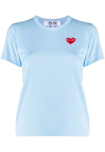 heart logo embroidered T-shirt