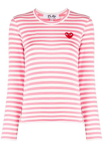 striped cotton sweatshirt
