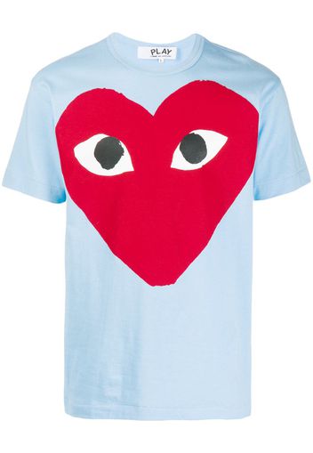 logo embroidered heart T-shirt