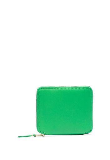 green classic leather wallet