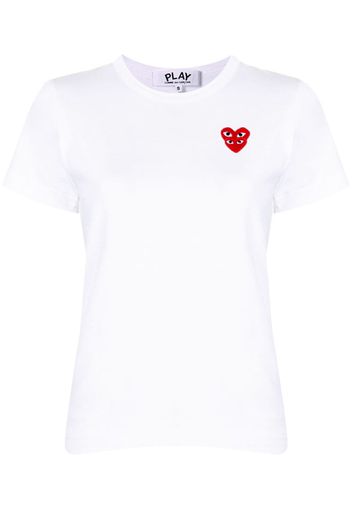 logo heart print T-shirt