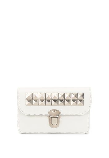 Comme Des Garçons Wallet Portafoglio con borchie - Bianco