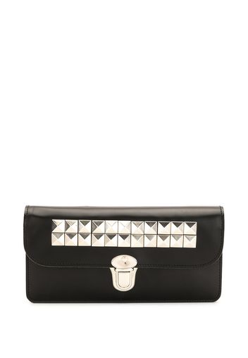 Comme Des Garçons Wallet studded leather wallet - Nero