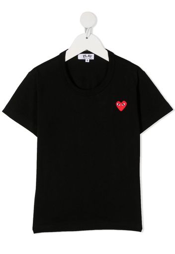 heart-patch T-shirt