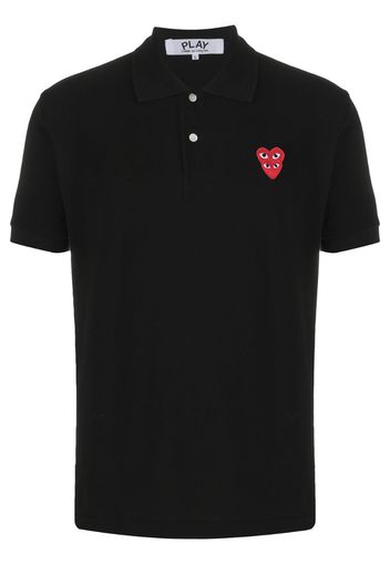 layered logo polo shirt