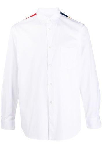 Comme Des Garçons Shirt Gonna denim con dettaglio patchwork - Bianco