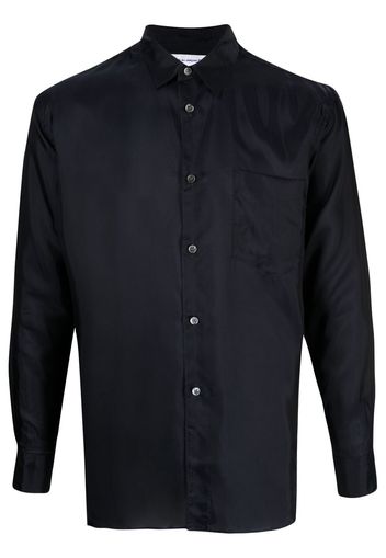 Comme Des Garçons Shirt Camicia con colletto a punta - Blu