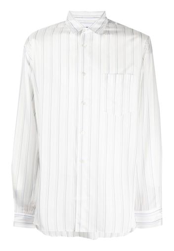 Comme Des Garçons Shirt Camicia a righe - Bianco
