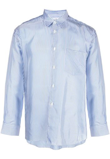 Comme Des Garçons Shirt Camicia a righe - Blu