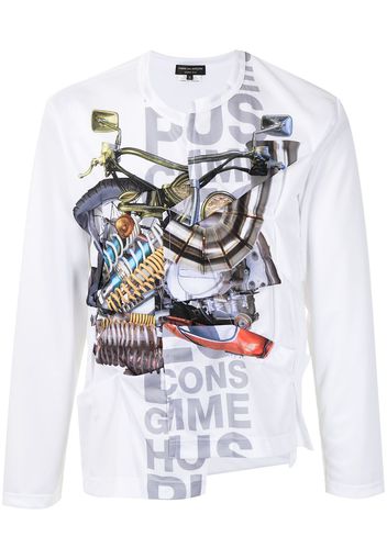 Comme Des Garçons Homme Plus T-shirt con stampa - Bianco