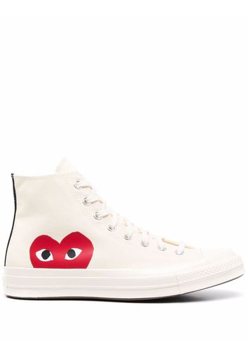 Comme Des Garçons Play x Converse Chuck 70 high-top sneakers - Toni neutri