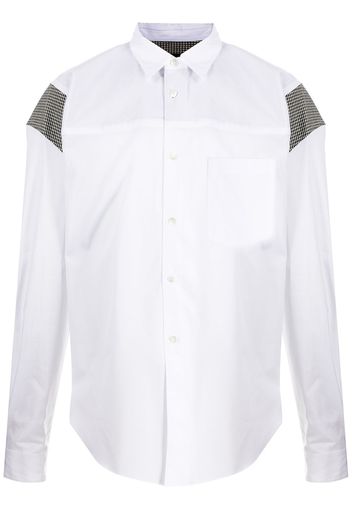 Comme Des Garçons Homme Plus Camicia con dettaglio cut-out - Bianco