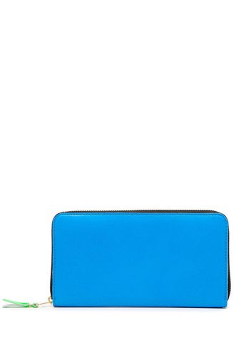 Comme Des Garçons Wallet Portafoglio con zip - Blu