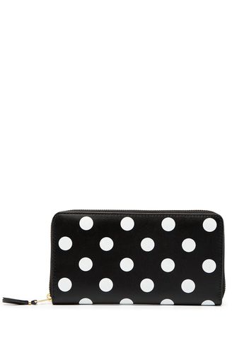 Comme Des Garçons Wallet polka-dot print wallet - Nero