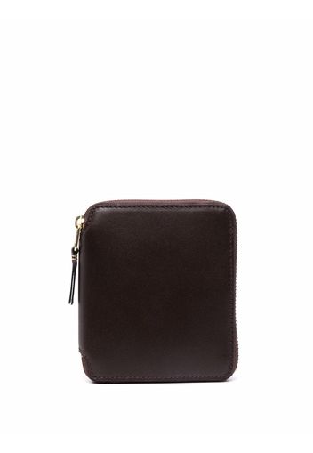 Comme Des Garçons Wallet zipped leather cardholder - Marrone