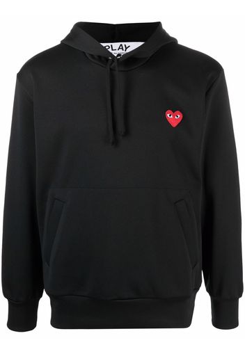 Comme Des Garçons Play heart-print pullover hoodie - Nero