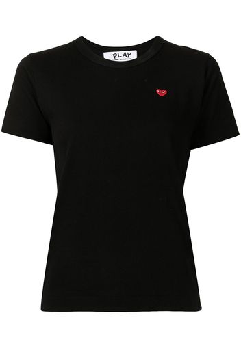 Comme Des Garçons Play logo-print cotton T-shirt - Nero