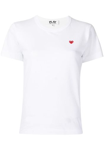 Comme Des Garçons Play logo-print cotton T-shirt - Bianco