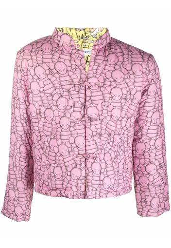 Comme Des Garçons Shirt Piumino reversibile Sacai x KAWS - Rosa