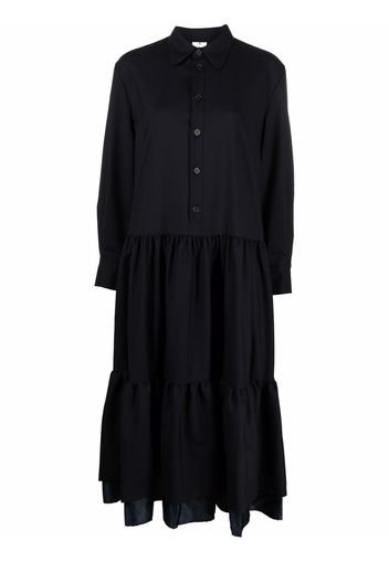 Comme Des Garçons Noir Kei Ninomiya Chemisier con balze - Blu