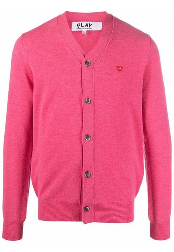 Comme Des Garçons Play Cardigan - Rosa