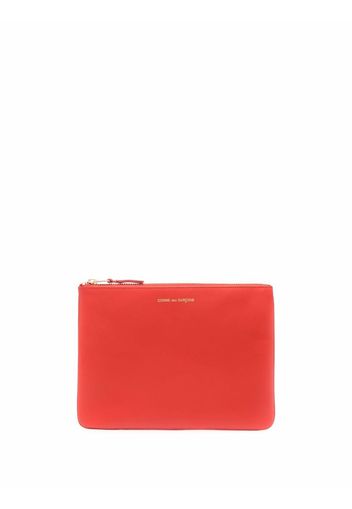 Comme Des Garçons Wallet logo-print leather wallet - Arancione