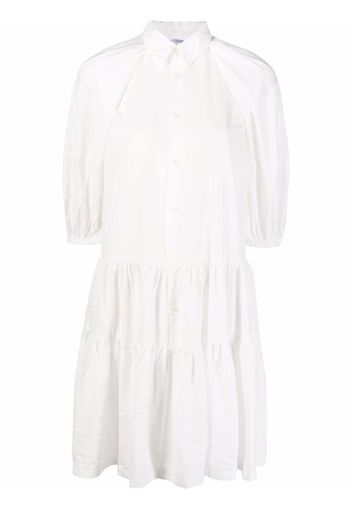 Comme Des Garçons Comme Des Garçons puff-sleeve shirt dress - Bianco