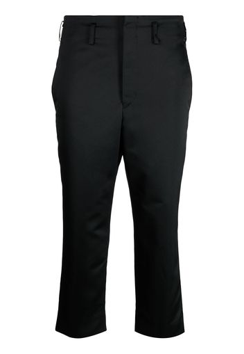 Comme Des Garçons cropped tailored trousers - Nero