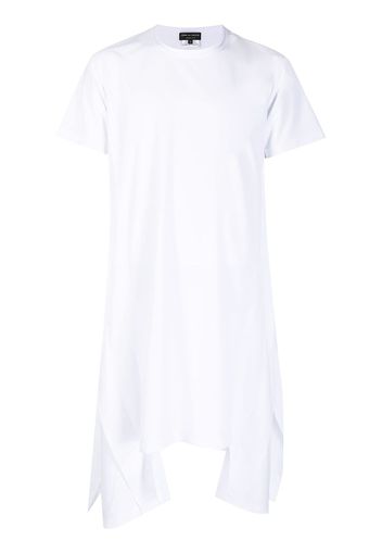 Comme Des Garçons Homme Plus long draped T-shirt - Bianco