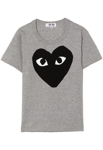 COMME DES GARCONS PLAY KIDS T-shirt con stampa - Grigio