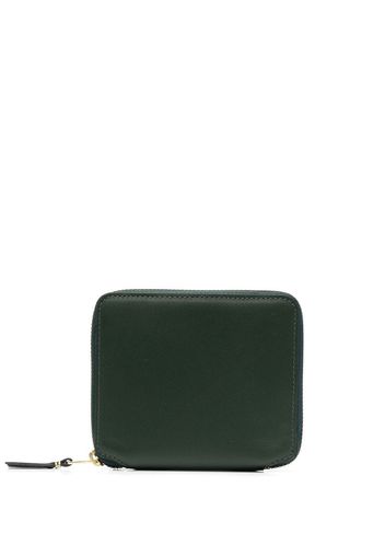 Comme Des Garçons Wallet foil-logo zip-around wallet - Verde