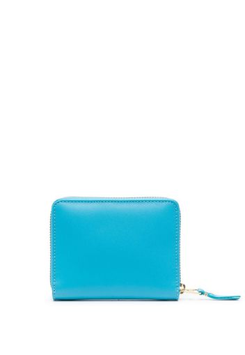 COMME DES GARÇONS WALLET leather zip wallet - Blu