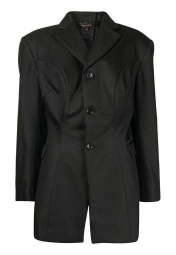 Comme Des Garçons Blazer monopetto con apertura sul retro - Nero