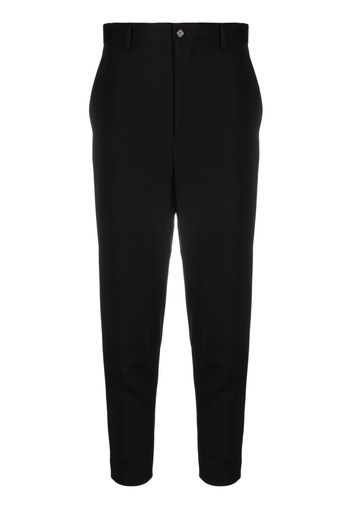 Comme Des Garçons Noir Kei Ninomiya Pantaloni sartoriali crop con zip - Nero