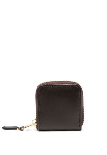 Comme Des Garçons Wallet zipped leather wallet - Marrone