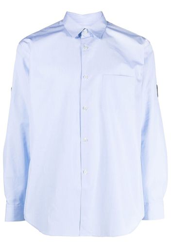 Comme Des Garçons Shirt cut-out detail shirt - Blu