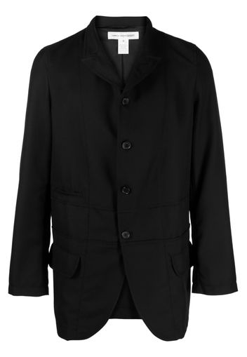 Comme Des Garçons Shirt button-fastening wool shirt jacket - Nero