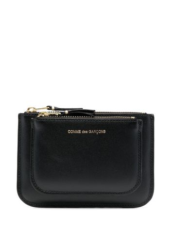 Comme Des Garçons Wallet logo-print calf-leather wallet - Nero