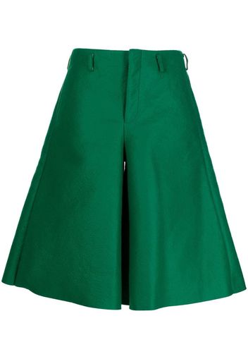 Comme Des Garçons Homme Plus wide-leg cropped trousers - Verde