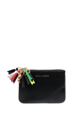 Comme Des Garçons Wallet zip-detailing leather wallet - Nero