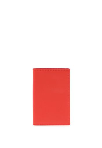 Comme Des Garçons Wallet grained leather wallet - Rosso